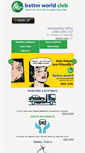Mobile Screenshot of betterworldclub.com