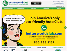 Tablet Screenshot of betterworldclub.com